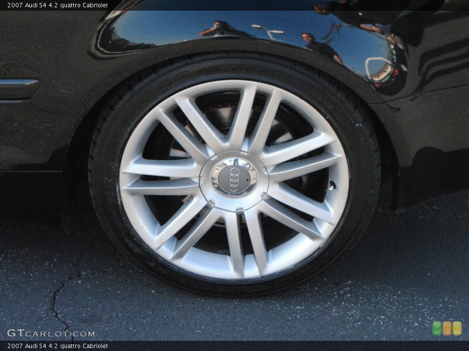2007 Audi S4 4.2 quattro Cabriolet Wheel and Tire Photo #58809606