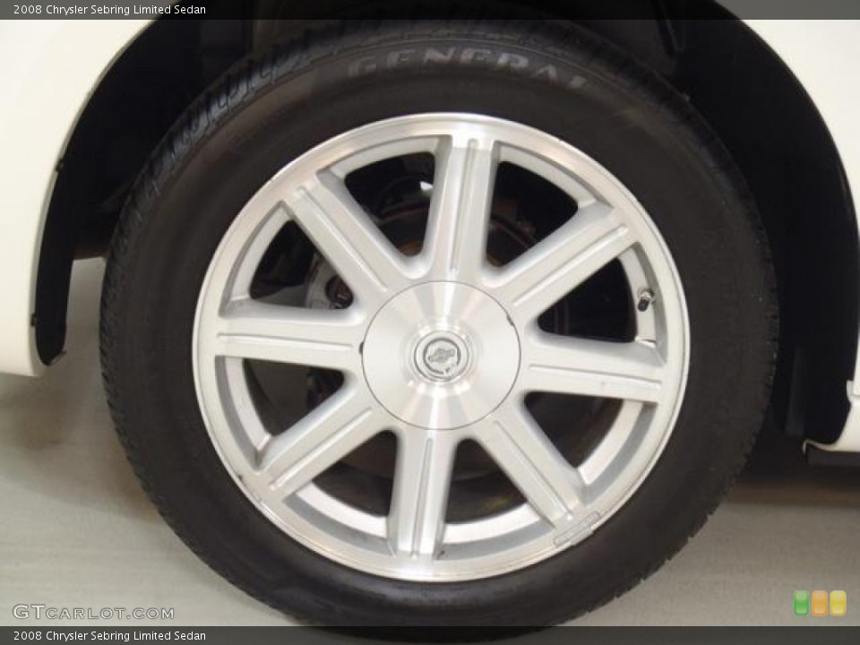 2008 Chrysler Sebring Limited Sedan Wheel and Tire Photo #58811970