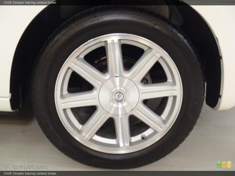 2008 Chrysler Sebring Limited Sedan Wheel and Tire Photo #58812120