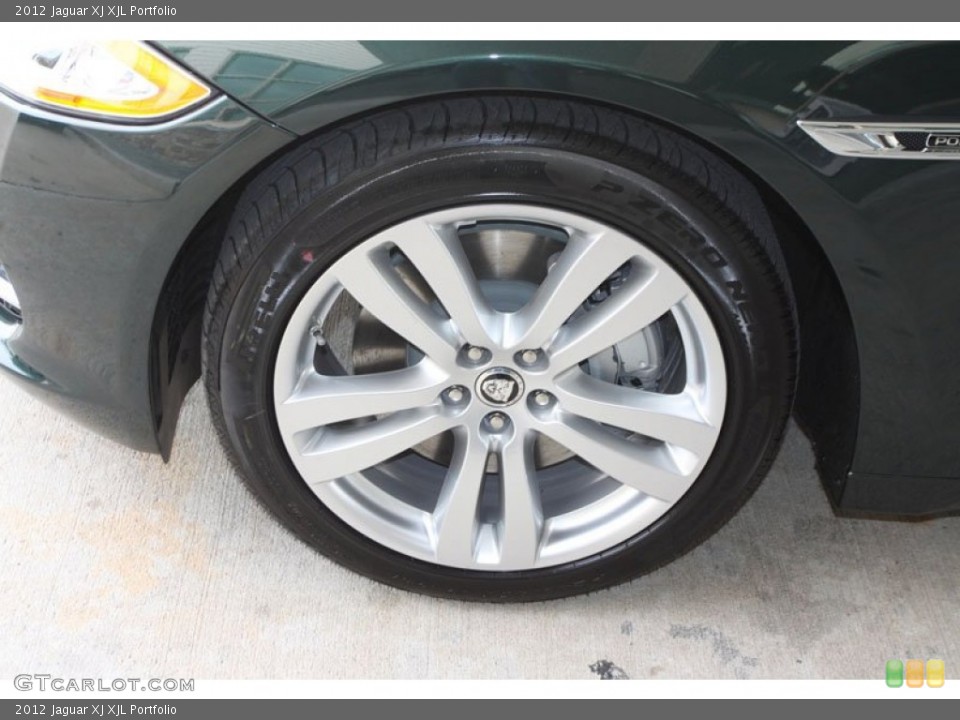 2012 Jaguar XJ XJL Portfolio Wheel and Tire Photo #58812186