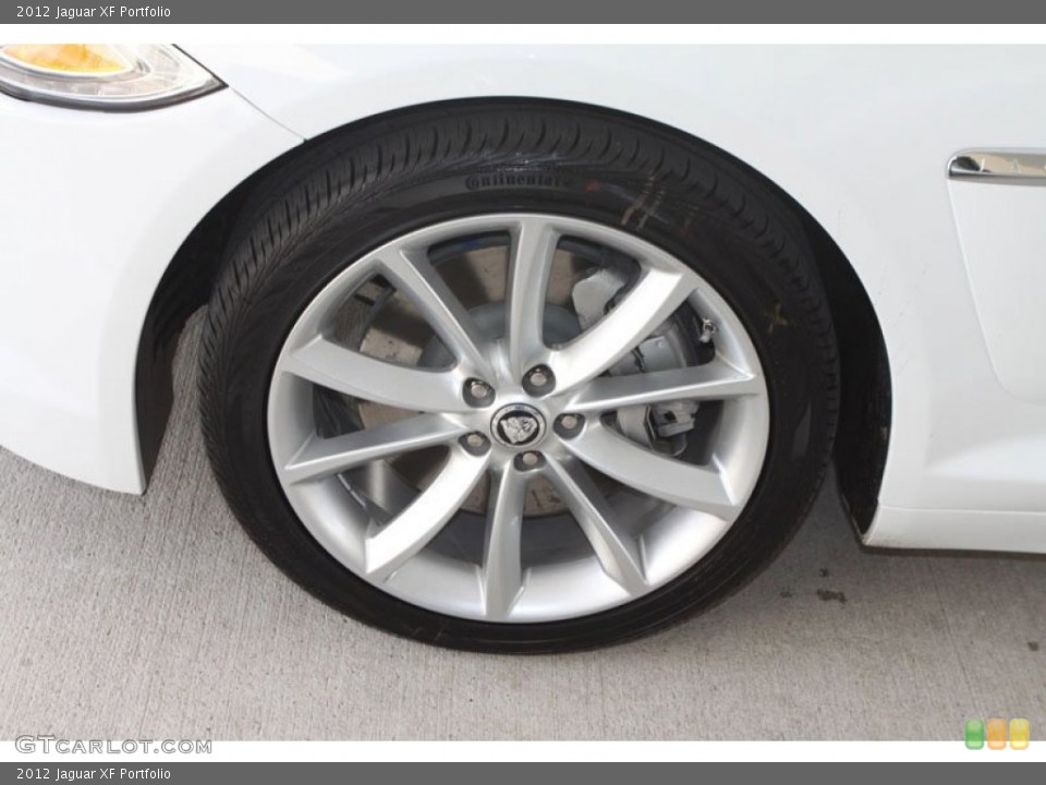 2012 Jaguar XF Portfolio Wheel and Tire Photo #58812933