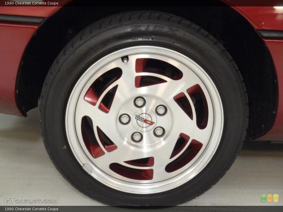 1990 Chevrolet Corvette Coupe Wheel and Tire Photo #58816218