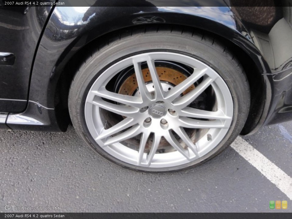 2007 Audi RS4 4.2 quattro Sedan Wheel and Tire Photo #58820751