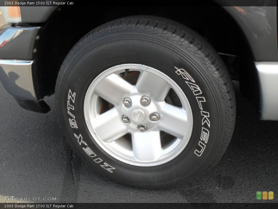 2003 Dodge Ram 1500 SLT Regular Cab Wheel and Tire Photo #58823046