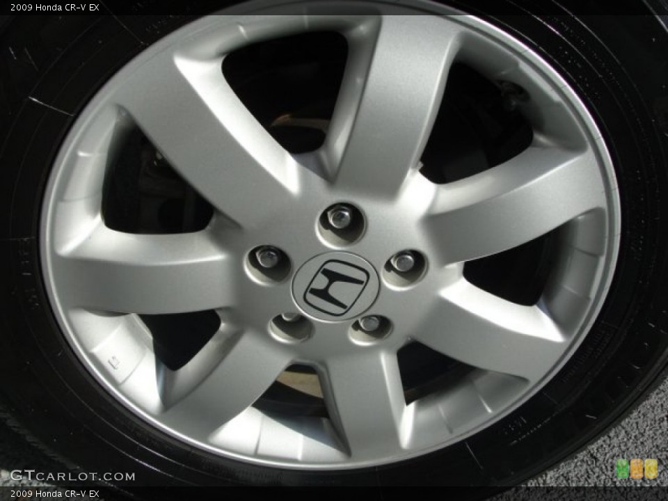 2009 Honda CR-V EX Wheel and Tire Photo #58824694