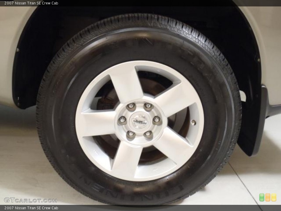 2007 Nissan Titan SE Crew Cab Wheel and Tire Photo #58829251