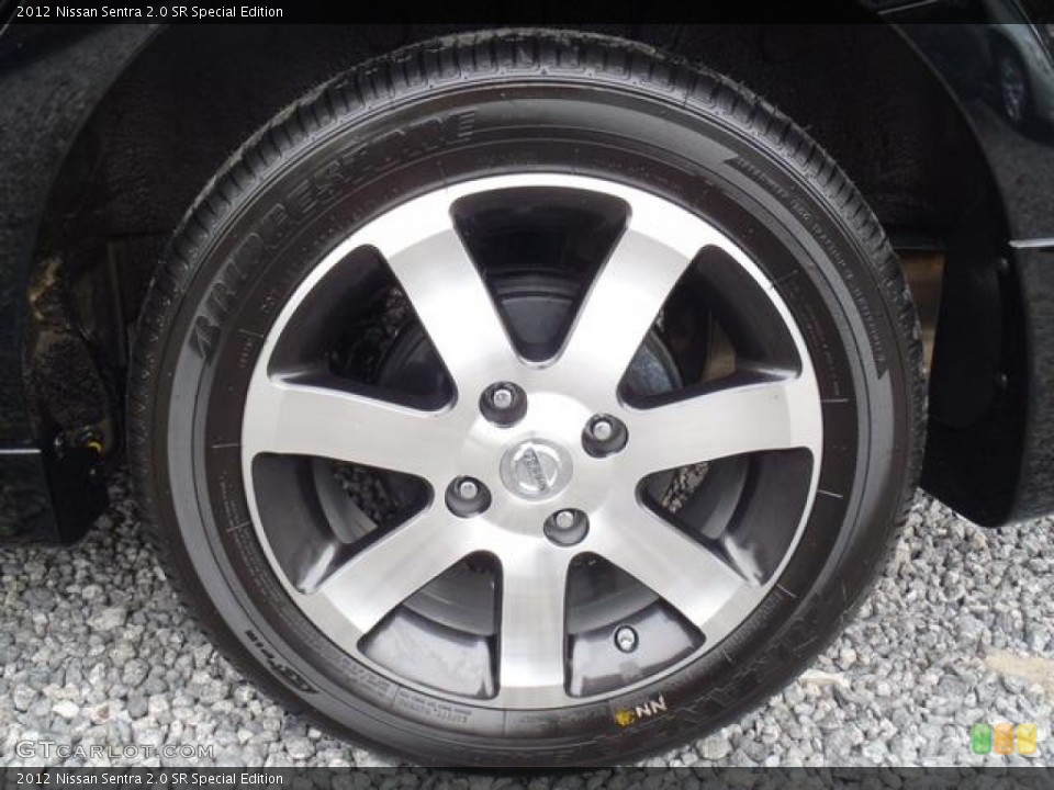 2012 Nissan Sentra 2.0 SR Special Edition Wheel and Tire Photo #58833561