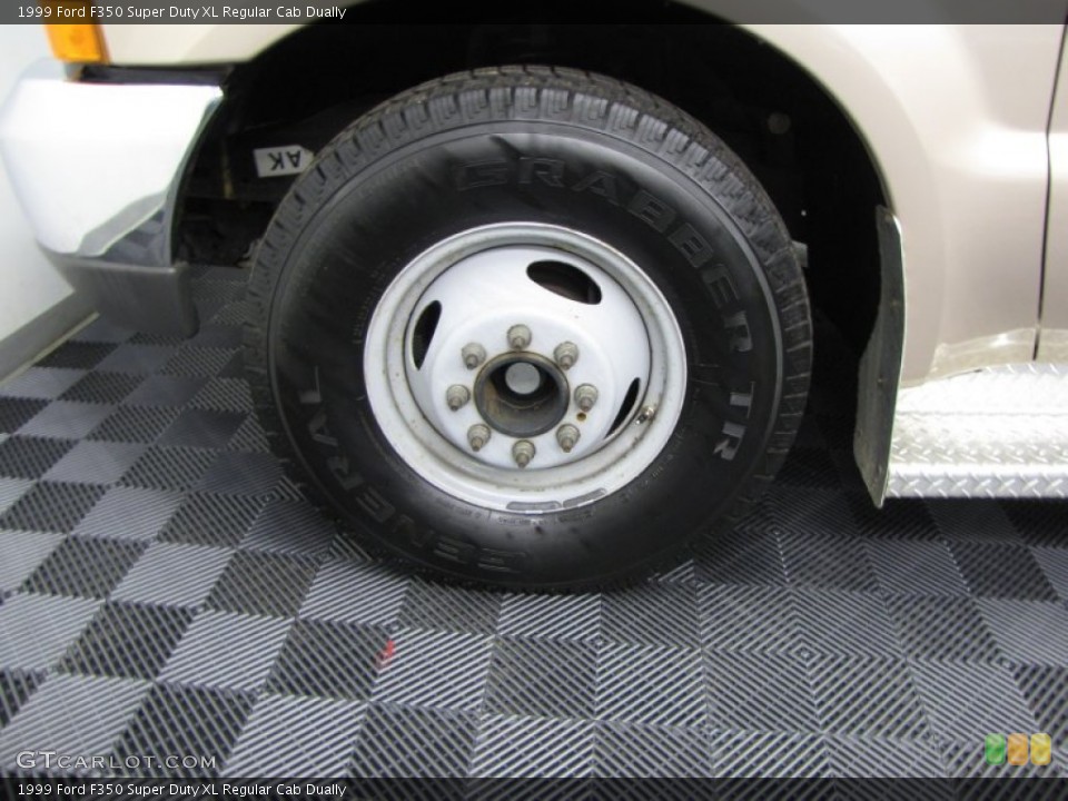 1999 Ford F350 Super Duty XL Regular Cab Dually Wheel and Tire Photo #58838537