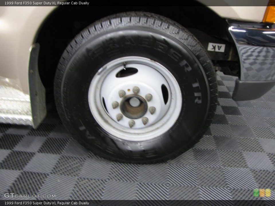 1999 Ford F350 Super Duty XL Regular Cab Dually Wheel and Tire Photo #58838546
