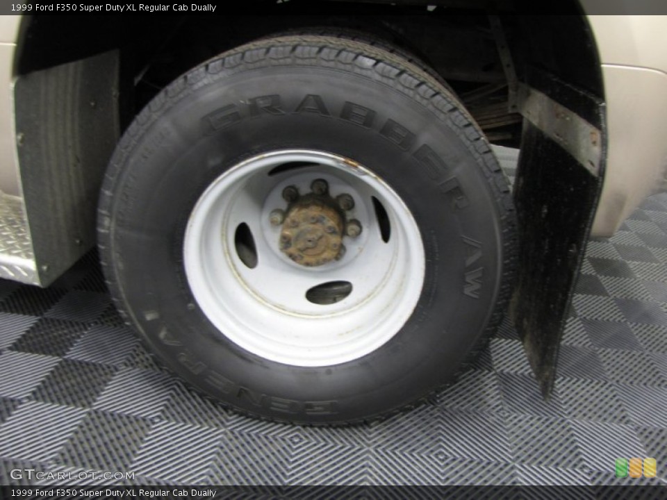1999 Ford F350 Super Duty XL Regular Cab Dually Wheel and Tire Photo #58838567