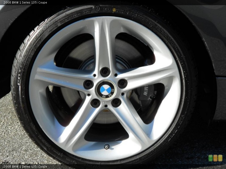2008 BMW 1 Series 135i Coupe Wheel and Tire Photo #58838679