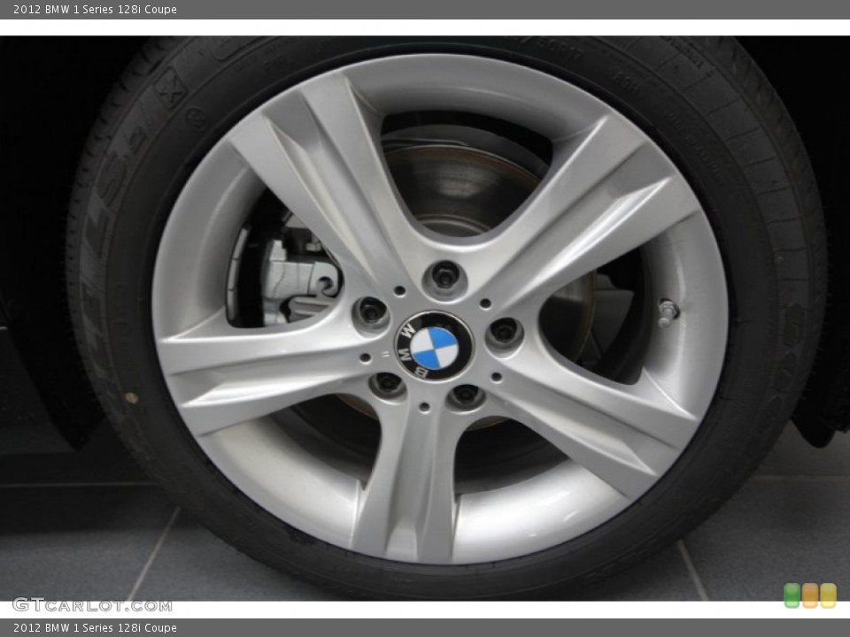 2012 BMW 1 Series 128i Coupe Wheel and Tire Photo #58840577