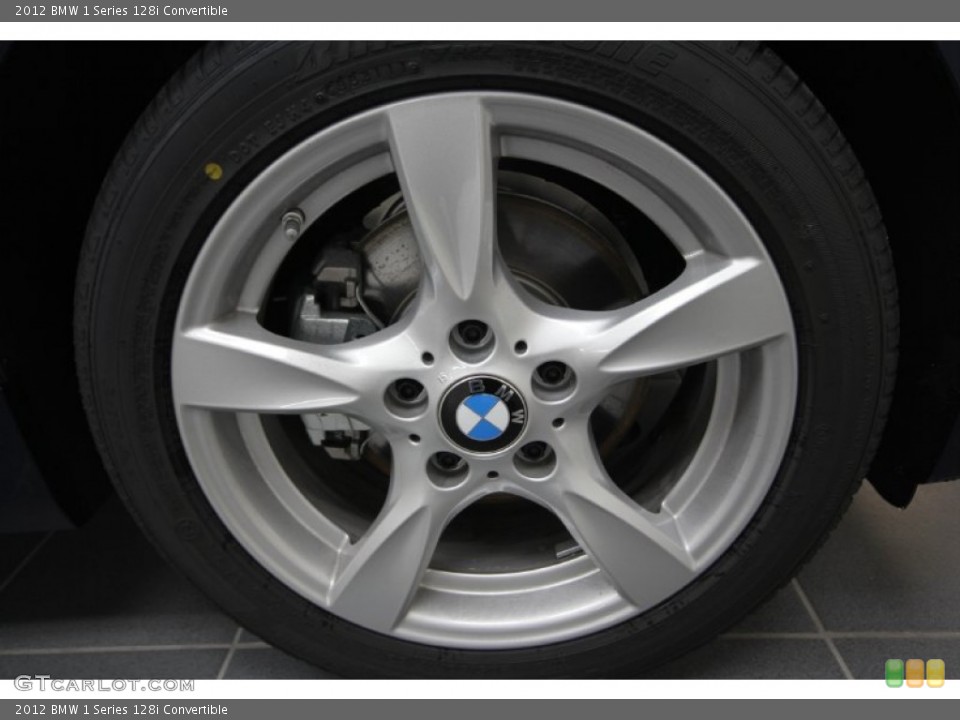 2012 BMW 1 Series 128i Convertible Wheel and Tire Photo #58840788