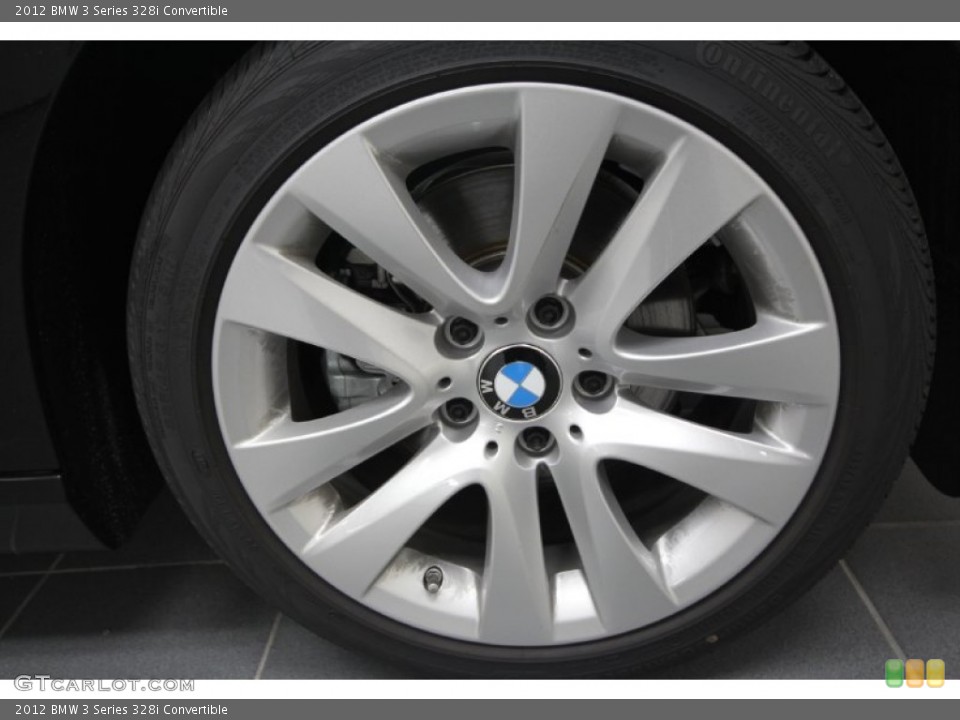 2012 BMW 3 Series 328i Convertible Wheel and Tire Photo #58841280