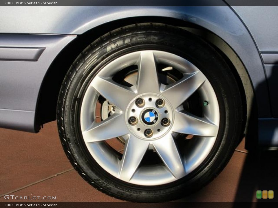 2003 BMW 5 Series 525i Sedan Wheel and Tire Photo #58842065