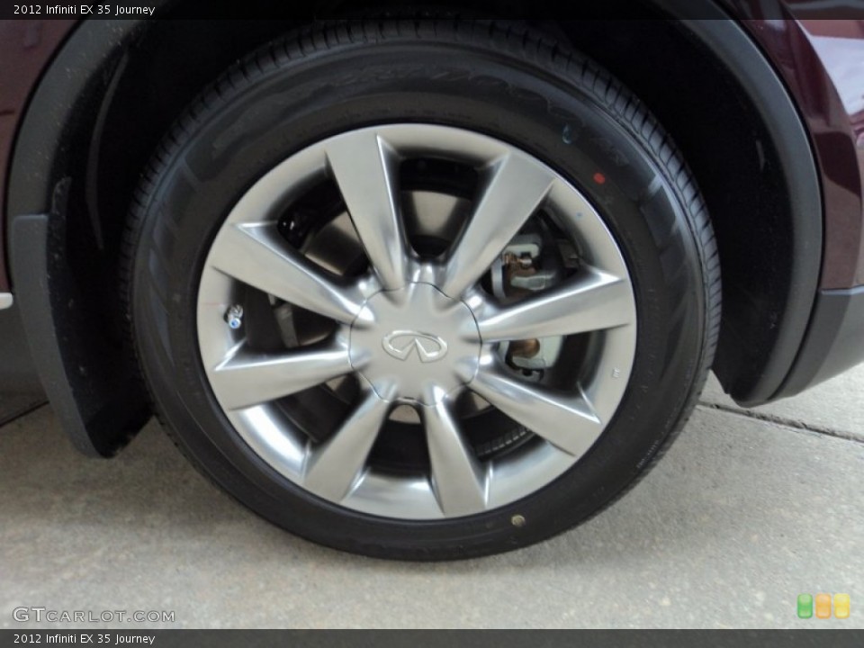 2012 Infiniti EX 35 Journey Wheel and Tire Photo #58845067