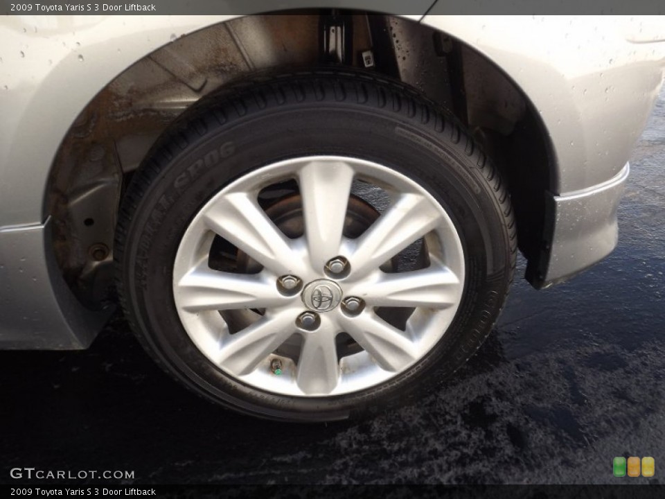 2009 Toyota Yaris S 3 Door Liftback Wheel and Tire Photo #58845724