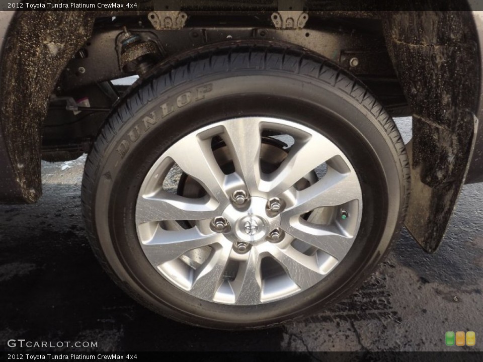 2012 Toyota Tundra Platinum CrewMax 4x4 Wheel and Tire Photo #58845889