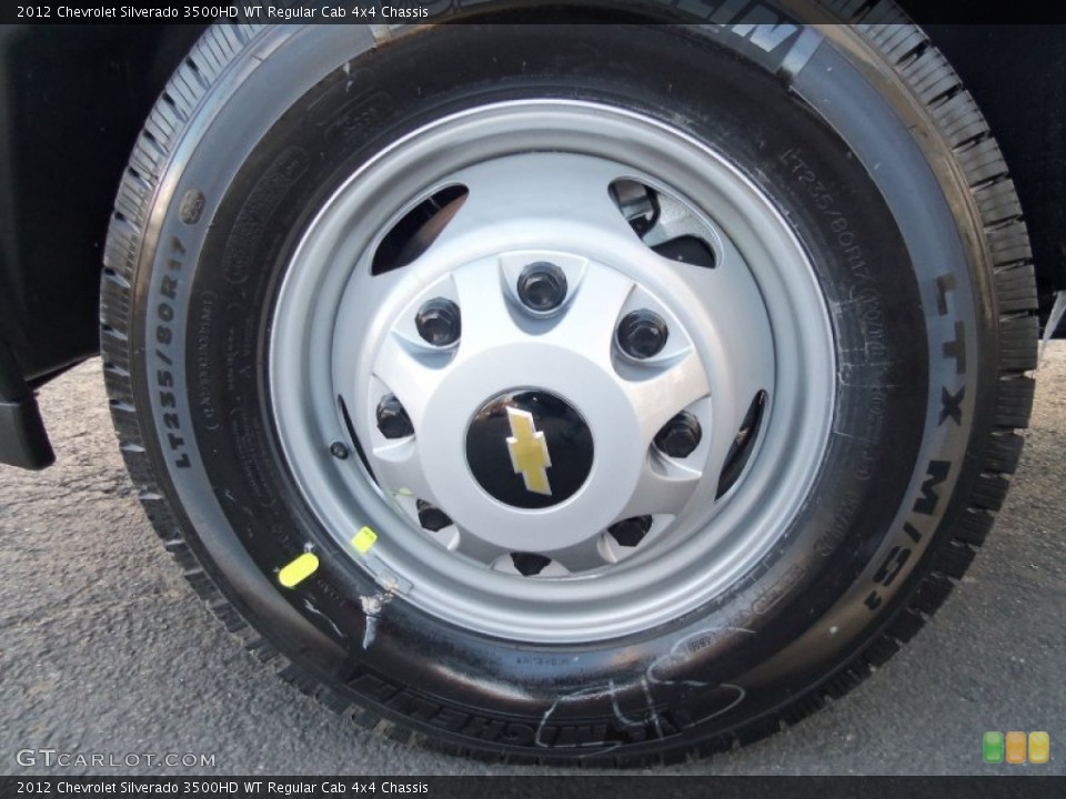 2012 Chevrolet Silverado 3500HD WT Regular Cab 4x4 Chassis Wheel and Tire Photo #58846095