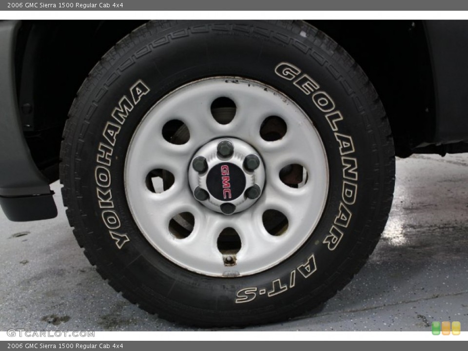 2006 GMC Sierra 1500 Regular Cab 4x4 Wheel and Tire Photo #58857772