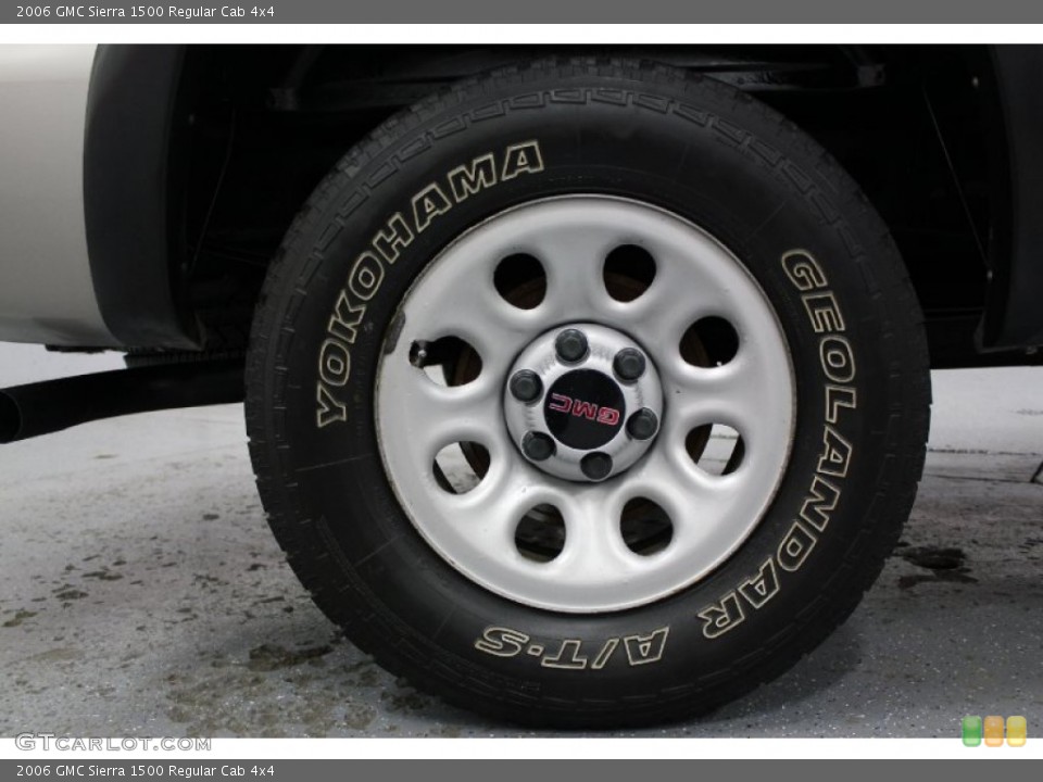 2006 GMC Sierra 1500 Regular Cab 4x4 Wheel and Tire Photo #58857781
