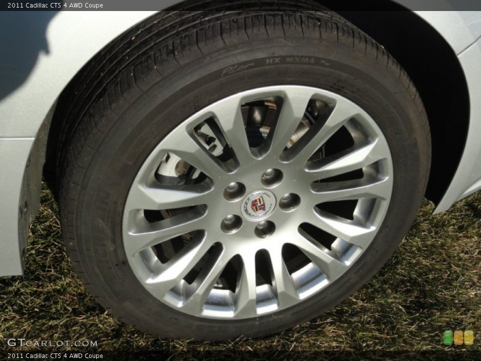 2011 Cadillac CTS 4 AWD Coupe Wheel and Tire Photo #58859461