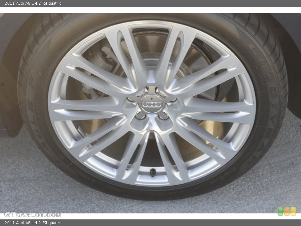 2011 Audi A8 L 4.2 FSI quattro Wheel and Tire Photo #58867382