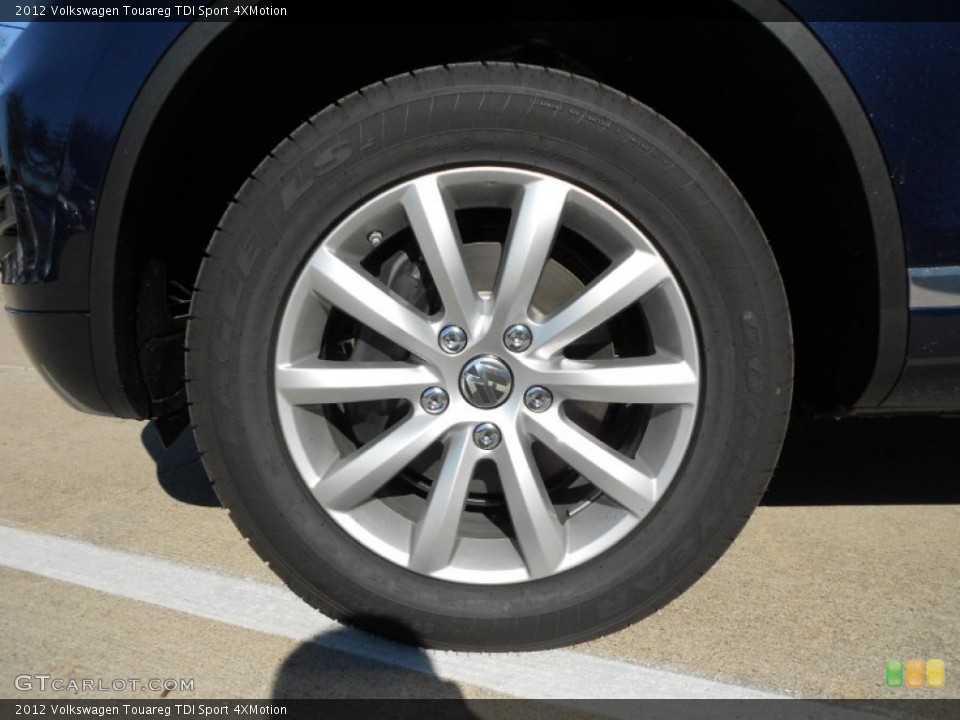 2012 Volkswagen Touareg TDI Sport 4XMotion Wheel and Tire Photo #58875914