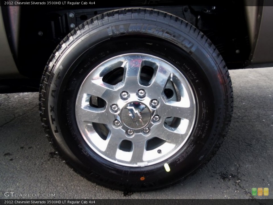 2012 Chevrolet Silverado 3500HD LT Regular Cab 4x4 Wheel and Tire Photo #58876110