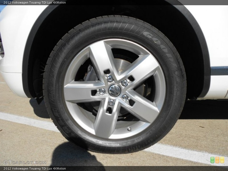 2012 Volkswagen Touareg TDI Lux 4XMotion Wheel and Tire Photo #58876113