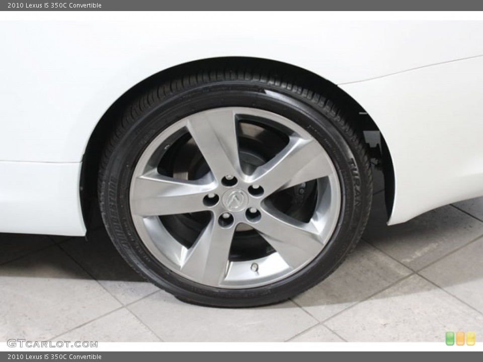 2010 Lexus IS 350C Convertible Wheel and Tire Photo #58877481