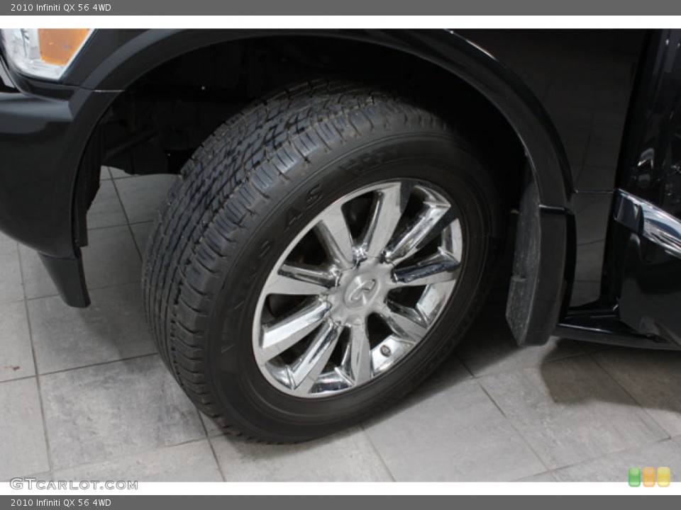 2010 Infiniti QX 56 4WD Wheel and Tire Photo #58879116