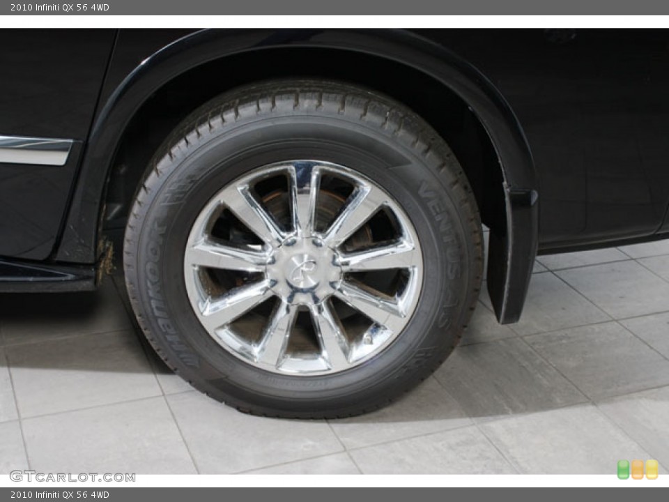 2010 Infiniti QX 56 4WD Wheel and Tire Photo #58879146
