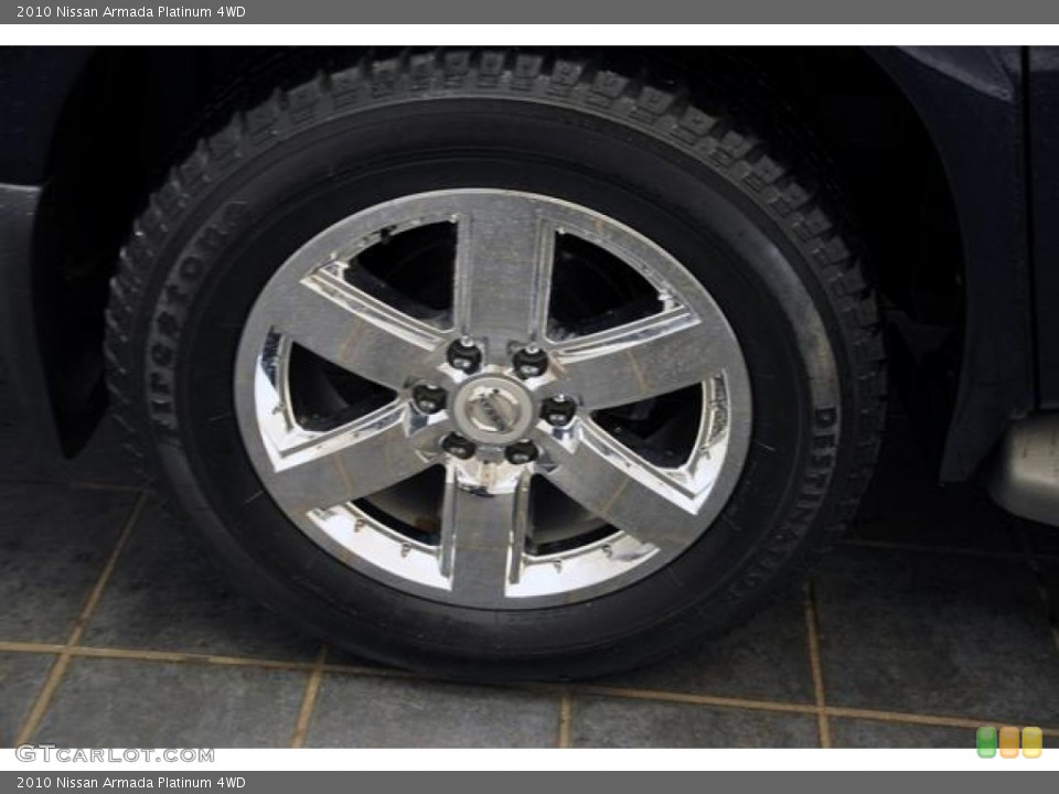 2010 Nissan Armada Platinum 4WD Wheel and Tire Photo #58882167