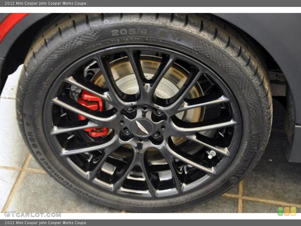 2012 Mini Cooper John Cooper Works Coupe Wheel and Tire Photo #58882431