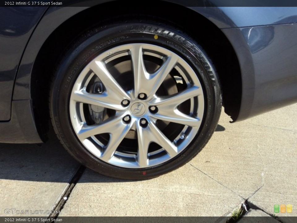 2012 Infiniti G 37 S Sport Sedan Wheel and Tire Photo #58882677