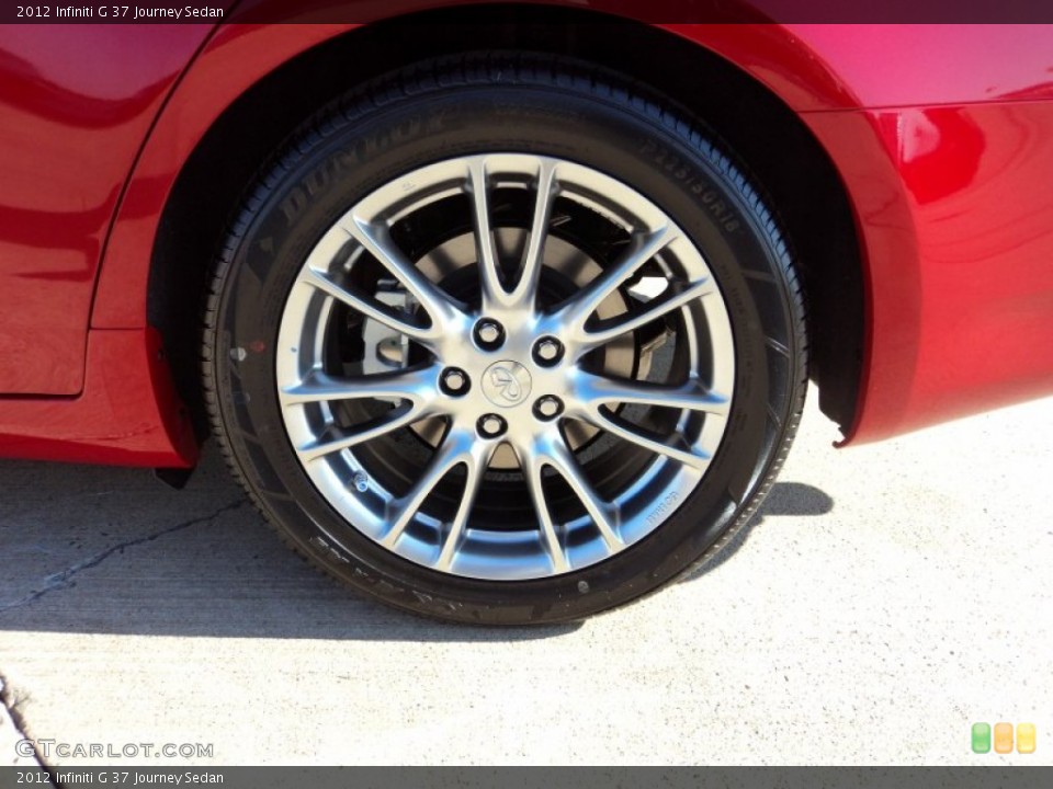 2012 Infiniti G 37 Journey Sedan Wheel and Tire Photo #58882869