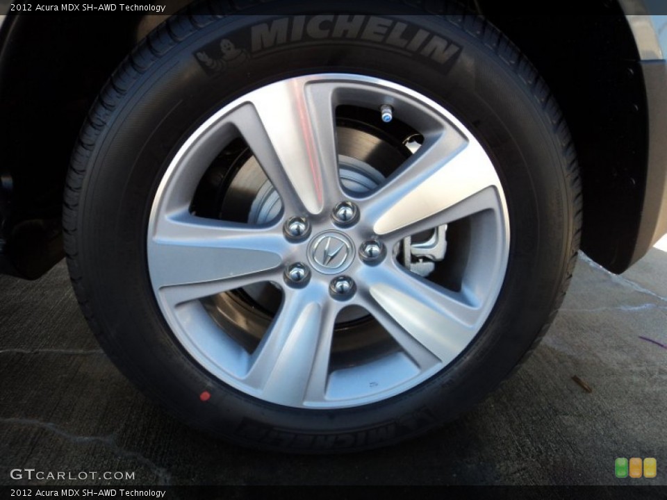 2012 Acura MDX SH-AWD Technology Wheel and Tire Photo #58883049