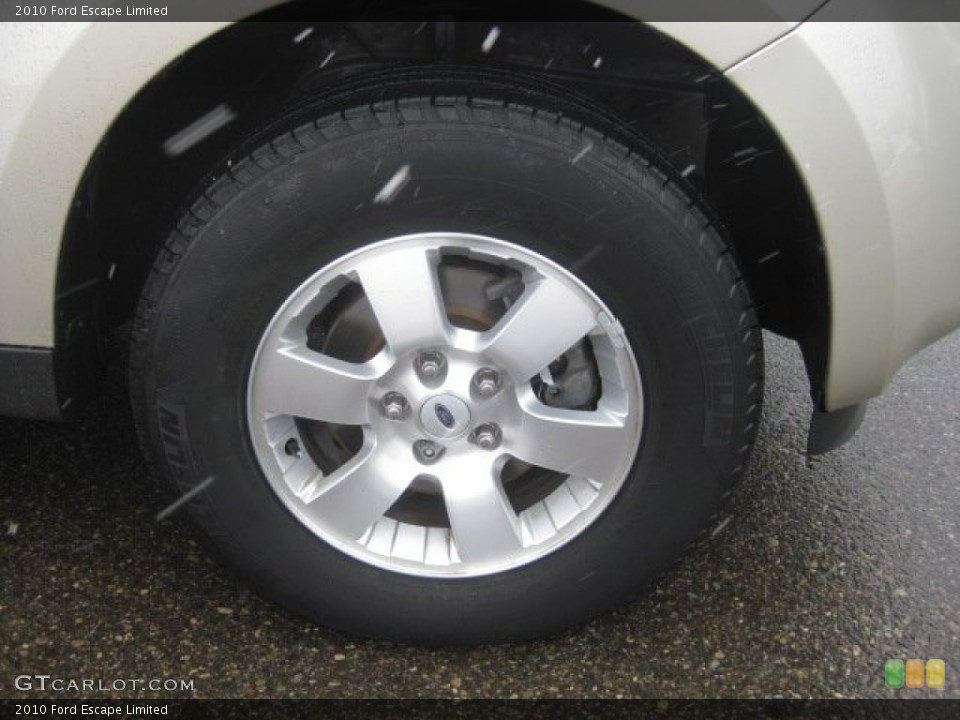 2010 Ford Escape Limited Wheel and Tire Photo #58886508