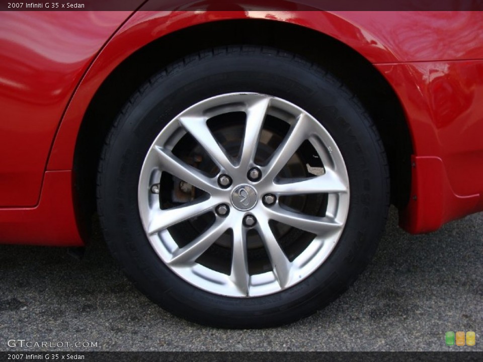 2007 Infiniti G 35 x Sedan Wheel and Tire Photo #58887018