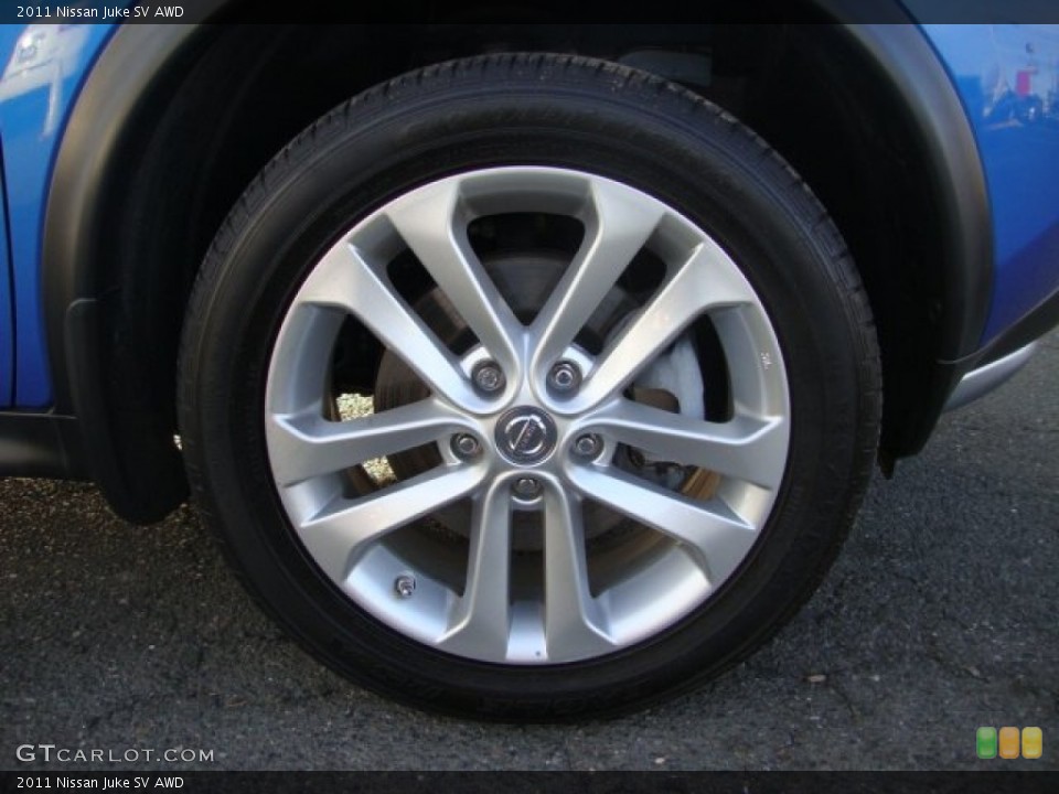 2011 Nissan Juke SV AWD Wheel and Tire Photo #58887573