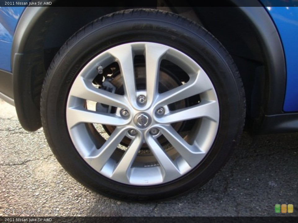 2011 Nissan Juke SV AWD Wheel and Tire Photo #58887583