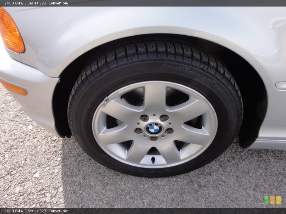 2000 BMW 3 Series 323i Convertible Wheel and Tire Photo #58888694