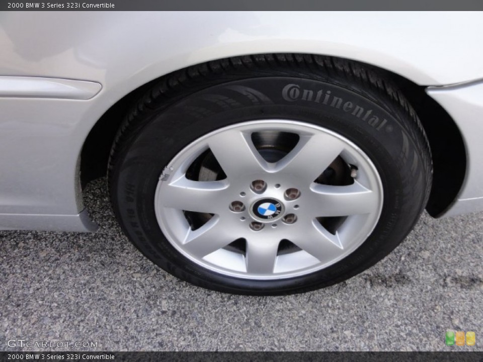 2000 BMW 3 Series 323i Convertible Wheel and Tire Photo #58888704