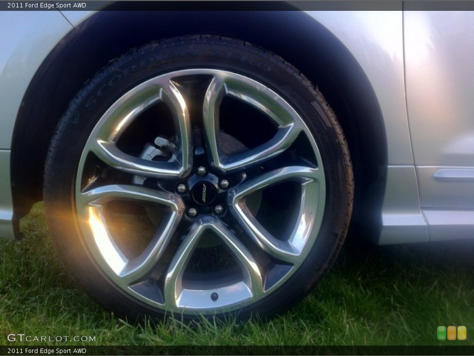 2011 Ford Edge Sport AWD Wheel and Tire Photo #58893228