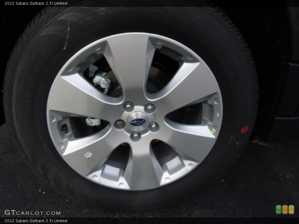 2012 Subaru Outback 2.5i Limited Wheel and Tire Photo #58895484