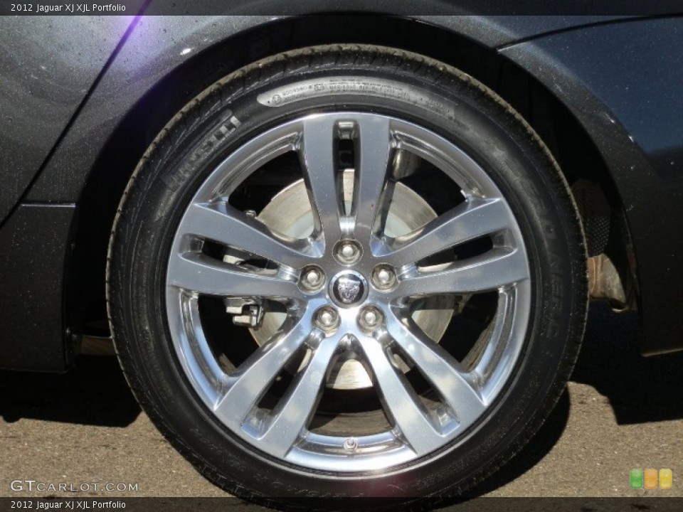2012 Jaguar XJ XJL Portfolio Wheel and Tire Photo #58895877