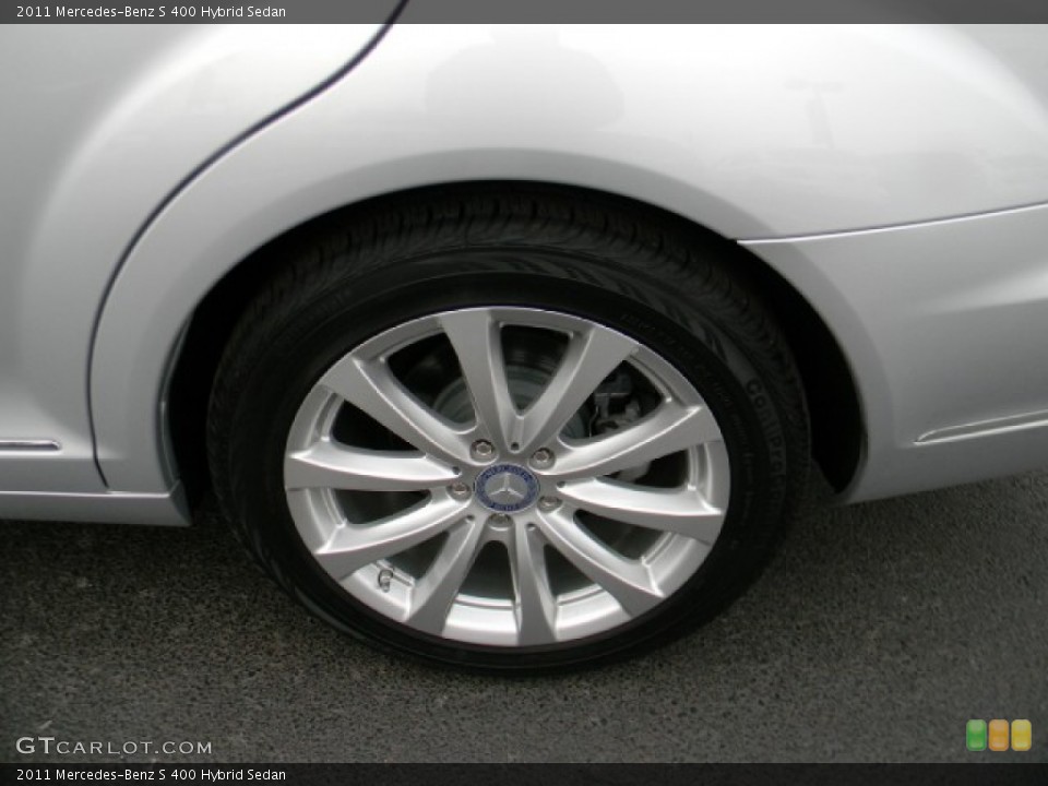 2011 Mercedes-Benz S 400 Hybrid Sedan Wheel and Tire Photo #58896384