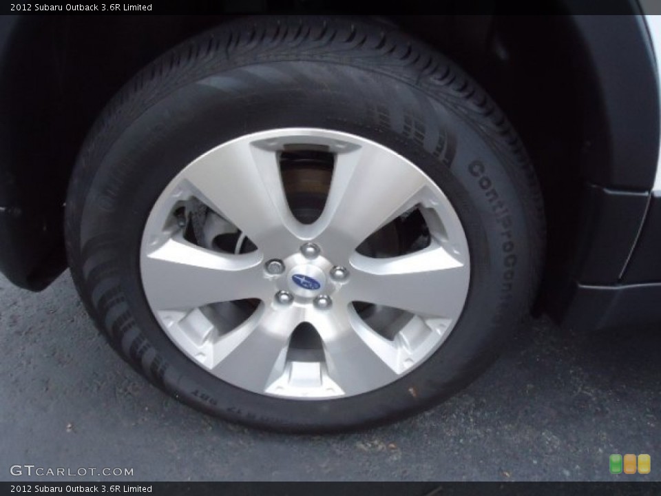 2012 Subaru Outback 3.6R Limited Wheel and Tire Photo #58897842