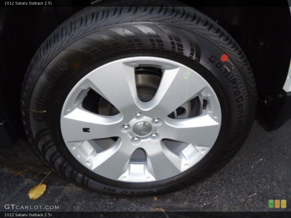 2012 Subaru Outback 2.5i Wheel and Tire Photo #58898484